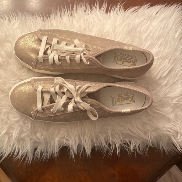 Metallic gold Keds sneakers - Picture 4 of 5